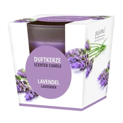 Bild av pajoma® Doftljus, lavendel i satinerat glas 120 g vaxvikt, brinntid: 25 timmar, elegant presentförpackning premiumkvalitet