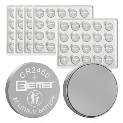 Bild av EEMB batterier CR2450 3 V litiumknappceller/CR 2450 knappbatterier (3 V, förpackning med 100)