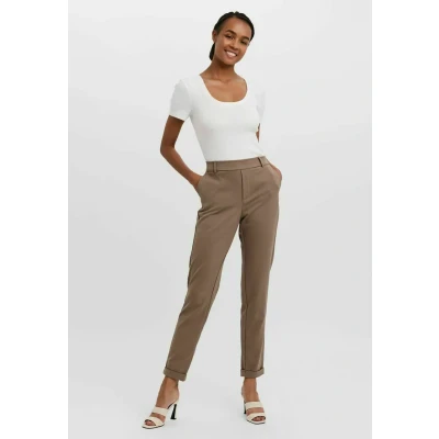 Bild av Vero Moda Vmmaya MR Loose Solid PANT Tygbyxor, Storlek: XSx30, Fossil
