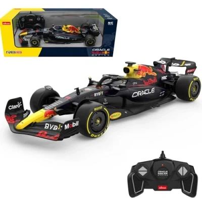 Bild av Oracle Red Bull Racing F1 RC fjärrstyrd bil RB18 (skala 1:18) 2,4 GHz officiellt licensierad RB överlevnad i loppet