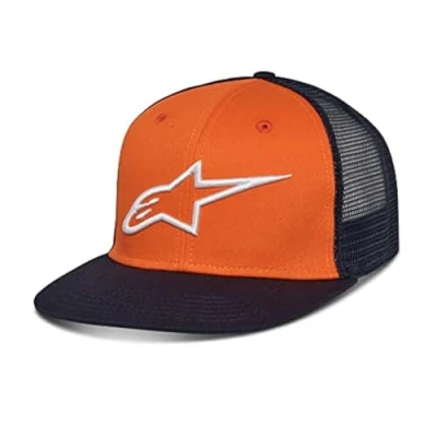 Bild av Alpinestars Orange Trucker Keps Corp Orange/Navy @ Hatstore