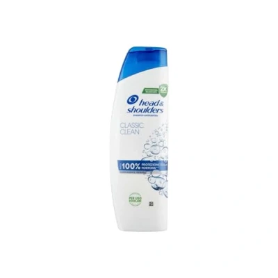 Bild av Head &amp; Shoulders Classic Clean Anti mjällschampo 250 ml För daglig användning. Upp till 100% mjällskydd. Kliniskt testat. alla hud och hårtyper. Fräsch känsla