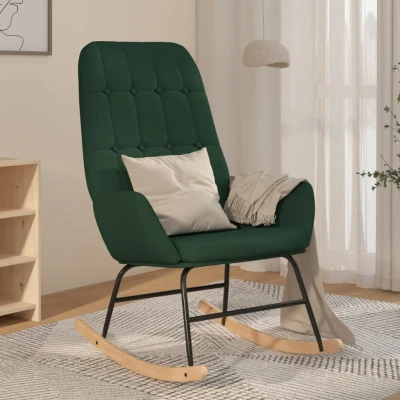 Bild av Gungstol mörkgrön tyg