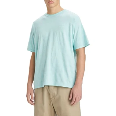 Bild av Levi&#039;s herr T Shirt Red Tab Vintage Tee, Popcorn Pastel Turquoise, XL