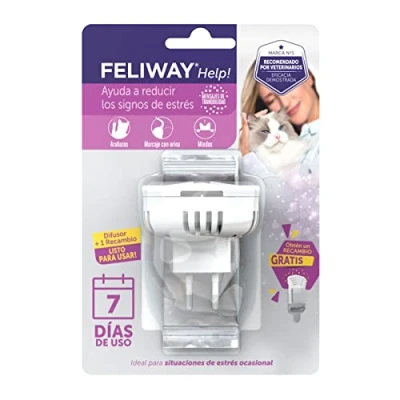 Bild av FELIWAY Hjälp! Hjälp din katt klara av tillfälliga stresssituationer (diffusor + utbyte)