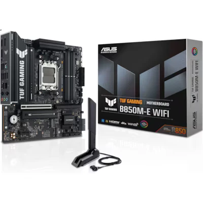 Bild av ASUS TUF GAMING B850M E WIFI Moderkort AMD B850 AM5 socket DDR5 RAM Micro ATX