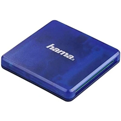 Bild av Hama USB 2.0, SD/microSD/CF, blå