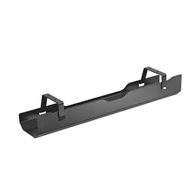 Bild av conecto Kabelhållare för skrivbord, kabelhantering med montering under bord, svart, SA CC50880