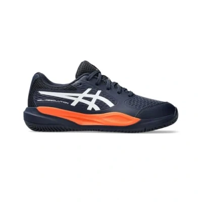 Bild av Asics Gelresolution X GS CLAY Sneakers för barn, Storlek: 34.5, Midnight white Förstklassig skinnimitation