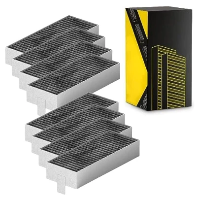 Bild av Kf3tec aktivt kolfilter för Siemens HZ9VRCR0/Bosch HEZ9VRUD0/Bosch 17004796/Neff 17004806, Z821VR0/Gaggenau CA282111 (2 pack) 8 filter