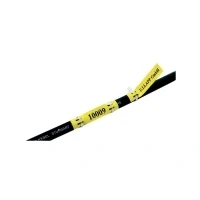 Bild av LAPP 83254760 LFL1H YE/WH Kabeletikett Fleximark 26 x 9 mm Färgmarkeringsfält: gul Antal etiketter: 40