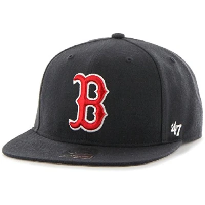 Bild av 47 Brand MLB Svart Snapback Keps Hatstore Exclusive x Boston Red Sox No Shot Captain Navy @