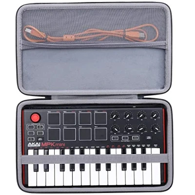 Bild av co2CREA Hårt resefodral för AKAI Professional MPK Mini MK3/Mini MKII/MPK Play 25 tangenter USB MIDI tangentbordskontroll, endast fodral