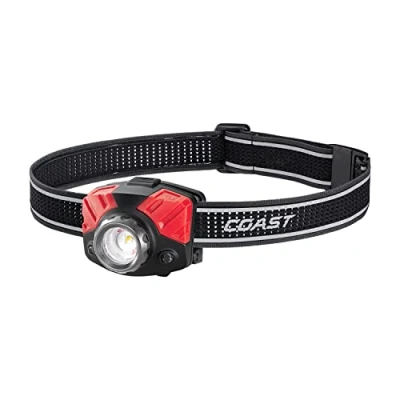 Bild av COAST FL75 700 lumen Twist Focus Dual Color LED pannlampa, svart