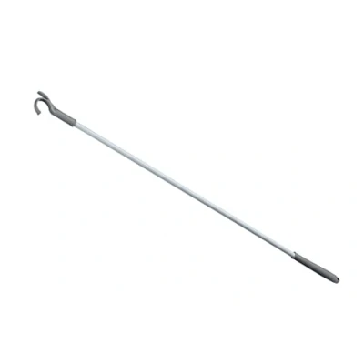 Bild av WENKO Upphängningshjälp Hercules, förlängd krok för individuellt justerbart organisationssystem, tillbehör till teleskopsystemet 3 x 76 1 cm, tillverkad av metall i vitt