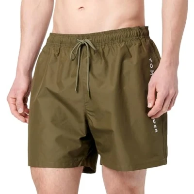 Bild av Tommy Hilfiger Original Medium Drawstring Surfshorts, Storlek: XXL, Army green