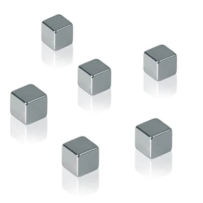 Bild av Sigel BA192 starka neodymmagneter kub, set om 6, 1 x cm, superdym, för magnetiska glaspaneler och glas whiteboards