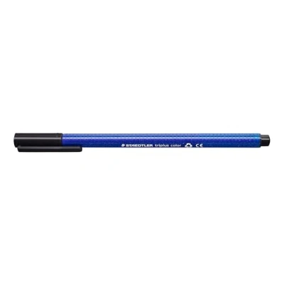 Bild av Staedtler 323 9 Fasermaler triplus color, circa 1.0 mm, Dreikantschaft, auswaschbar, 10 Stück im Kartonetui, schwarz
