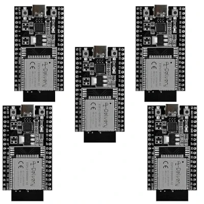 Bild av AZDelivery 5 x ESP32 Dev Kit C V4 NodeMCU WLAN WiFi utvecklingstavla med USB anslutning kompatibel Arduino inklusive e bok! (ESP32 V2 efterföljare)