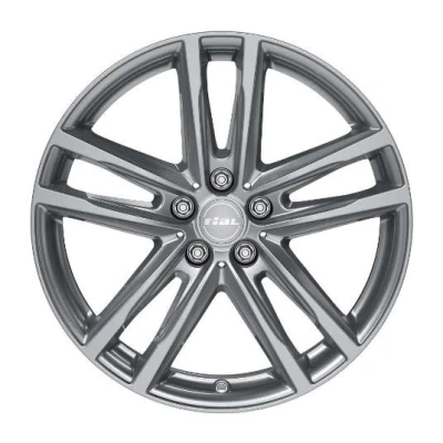 Bild av Rial X10 Metal Grey 8x17 5/120 ET30 B72.6
