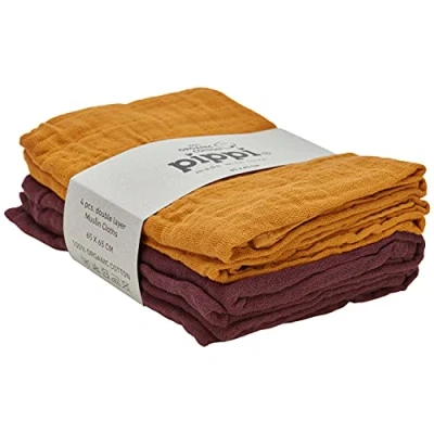 Bild av Pippi Muslinfilt 4 pack, Tortois