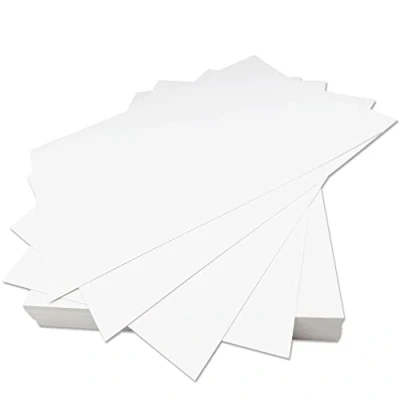 Bild av QAINJG Vitt kort A4 tjockt konstpapper 380 g 50 ark