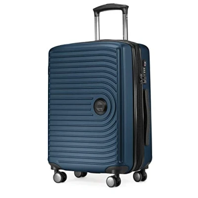 Bild av HAUPTSTADTKOFFER Mitte handbagage 55x40x23, TSA, 4 hjul, resväska, resväska med hårda skal, rullväska, kabinbagage Mörkblå