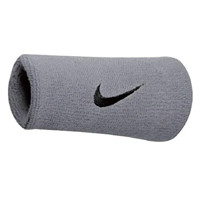 Bild av Nike Performance Double WIDE FIT Unisex Svettband, Storlek: One Size, Dunkelgrau