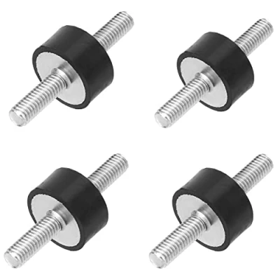Bild av 4 st tyst block M6 hane, gummihållare, anti vibration tystblock, bil båt burkar med dämpningselement för vibrationer och bullerkontroll (VV20 x 10 18)