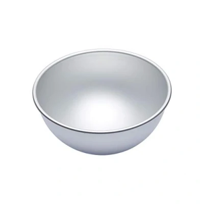 Bild av MasterClass Rund Tårtform, Silverfärgad Bakform Formad Som Halvklot, Anodiserad Aluminium, 20 cm i Diameter