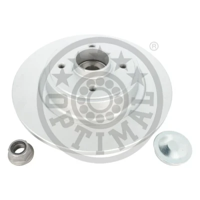 Bild av OPTIMAL 702603BS1 Disque de frein 274 11 4/4 100 plein revêtu avec roulement roues intégré, capteur ABS intégré RENAULT: Scénic 1