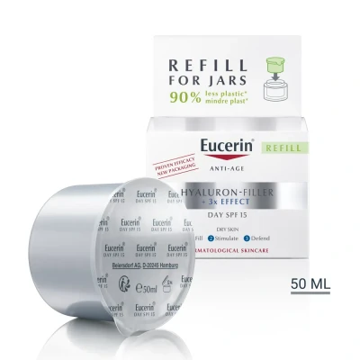 Bild av Eucerin Hyaluron Filler + 3x Dagkräm Refill SPF 15 50 ml