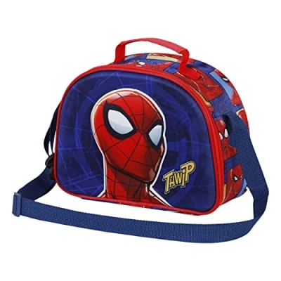 Bild av Spiderman Sides 3D frukostväska, blå, Blå sidor, Einheitsgröße, frukostväska sidor