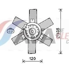 Bild av AVA COOLING SYSTEMS CN7553 Fläktar 305mm