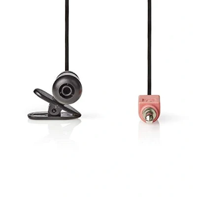 Bild av NEDIS Mikrofon för användning av: Bärbar dator/smartphone/surfplatta Kabel 1 x 3,5 mm 1,80 m svart
