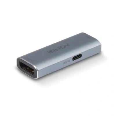 Bild av Lindy 38421, 7680 x 4320 pixlar, Repeater för AV utrustning, 40 m, Kabel, Silver