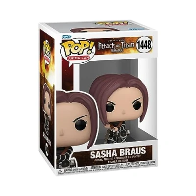 Bild av Funko POP! Animation: AoT Sasha Braus Attack on Titan Vinylfigur för samlare Presentidé Officiell Merchandise Leksaker barn och vuxna Anime Fans