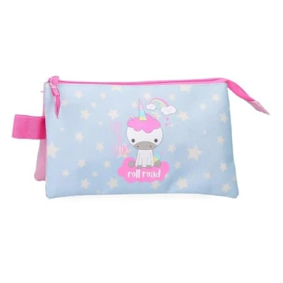 Bild av Roll Road I Am a Unicorn necessär anpassningsbar blå 24 x 14 10 cm polyester, Blå,
