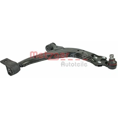 Bild av METZGER 58026402 Bras de suspension avec rotule suspension, support en caoutchouc Essieu avant droit, inférieur barre oscillant transversal 18