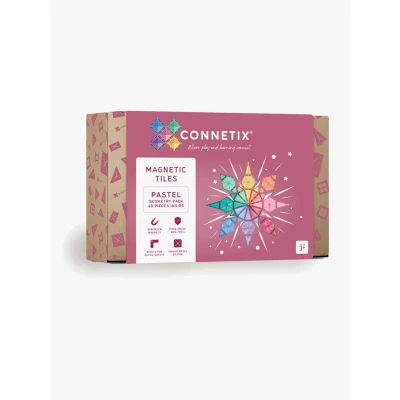 Bild av CONNETIX pastell geometri pack, 40 stycken