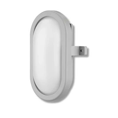 Bild av REV våtrum LED källarlampa för tak eller väggmontering, IP44, 5,5 W, upp till 25 000 h, grå