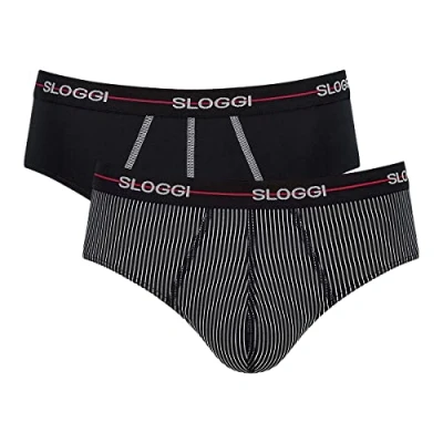 Bild av Sloggi 2ER PACK Start BOX Briefs, Storlek: XL, Schwarz dunkelgrau