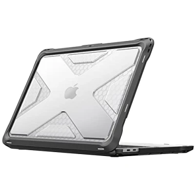Bild av Fintie Skal kompatibelt med MacBook Pro 13 tum M2/M1 (20222016) A2338/A2289/A2251/A2159/A1989/A1706/A1708, helkropps robust TPU stötdämpande skyddsfodral 13, transparent