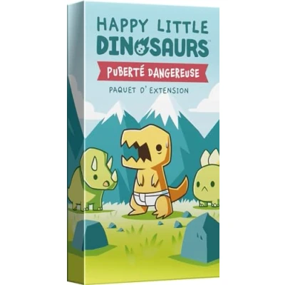 Bild av Asmodee TeeTurtle Happy Little Dinosaurs Expansion: Puberté Dangereuse Brädspel Kortspel Vuxenspel och barn från 8 år 2 till 4 spelare Svensk version