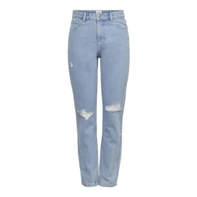 Bild av ONLY Mom Jeans ONLJagger Life High Ankle, Ljusblå denim, 28W x 34L
