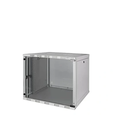 Bild av LogiLink W09A40G ECO väggskåp 9HE (400 mm djup), platt förpackning (omonterad), 48,26 cm (19 tum) ljusgrå
