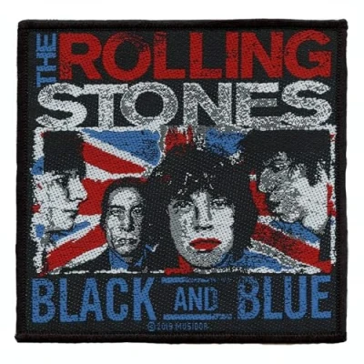 Bild av The Rolling Stones Black and Blue Patch/dekal