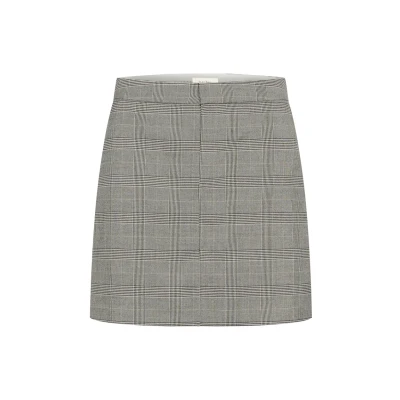 Bild av Part Two Alinjekjol, Storlek: 42, Grey check