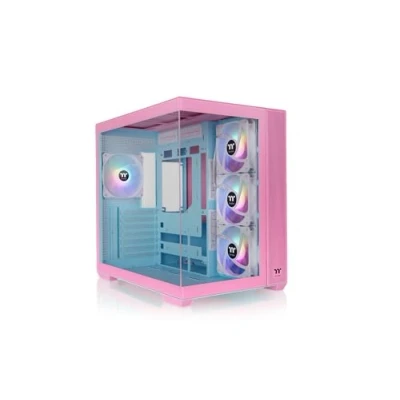 Bild av Thermaltake View 380 TG ARGB Mid Tower Chassi Bubbelrosa