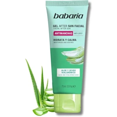 Bild av Babaria Efter solen i ansiktet med Aloe Vera och hyaluronsyra Kvinna manlig fläckkräm för Fuktgivande Ansiktskräm alla skinn